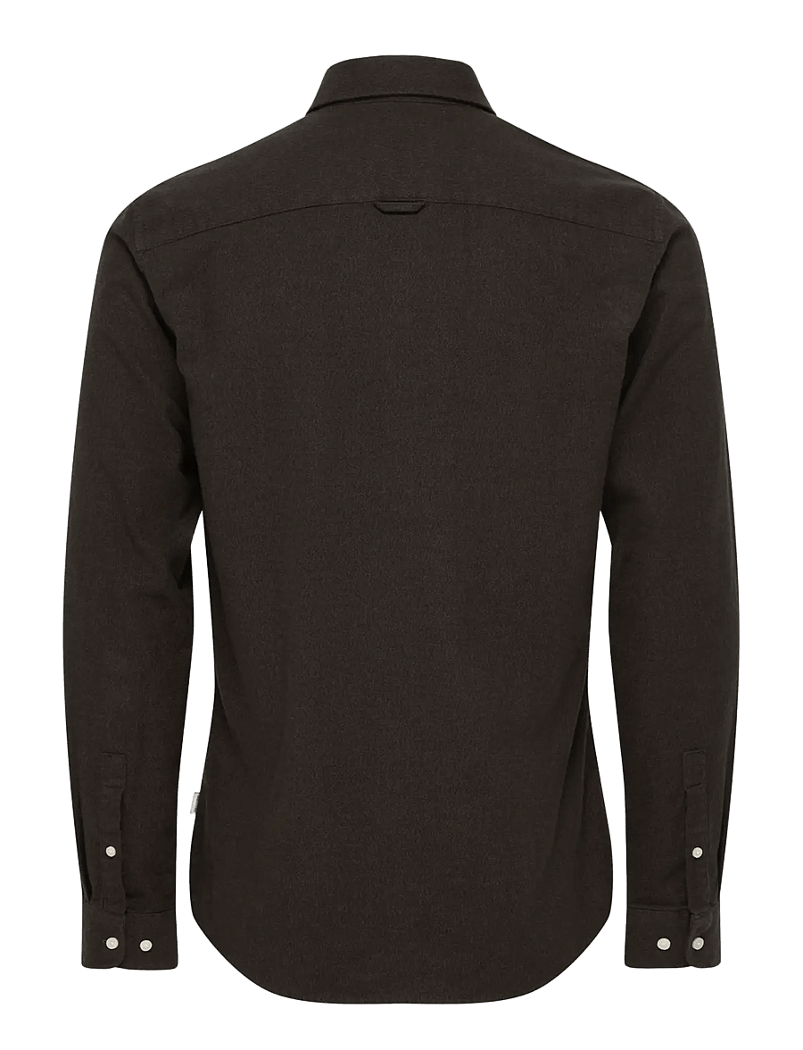 ONLY & SONS - ONSNIKO LS MELANGE SHIRT - vabaajasärgid - chocolate martini - 2