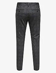 ONLY & SONS - ONSMARK SLIM CHECK PANTS 9887 NOOS - suit trousers - black - 1