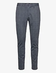 ONLY & SONS - ONSMARK SLIM CHECK PANTS 9887 NOOS - suit trousers - dress blues - 0