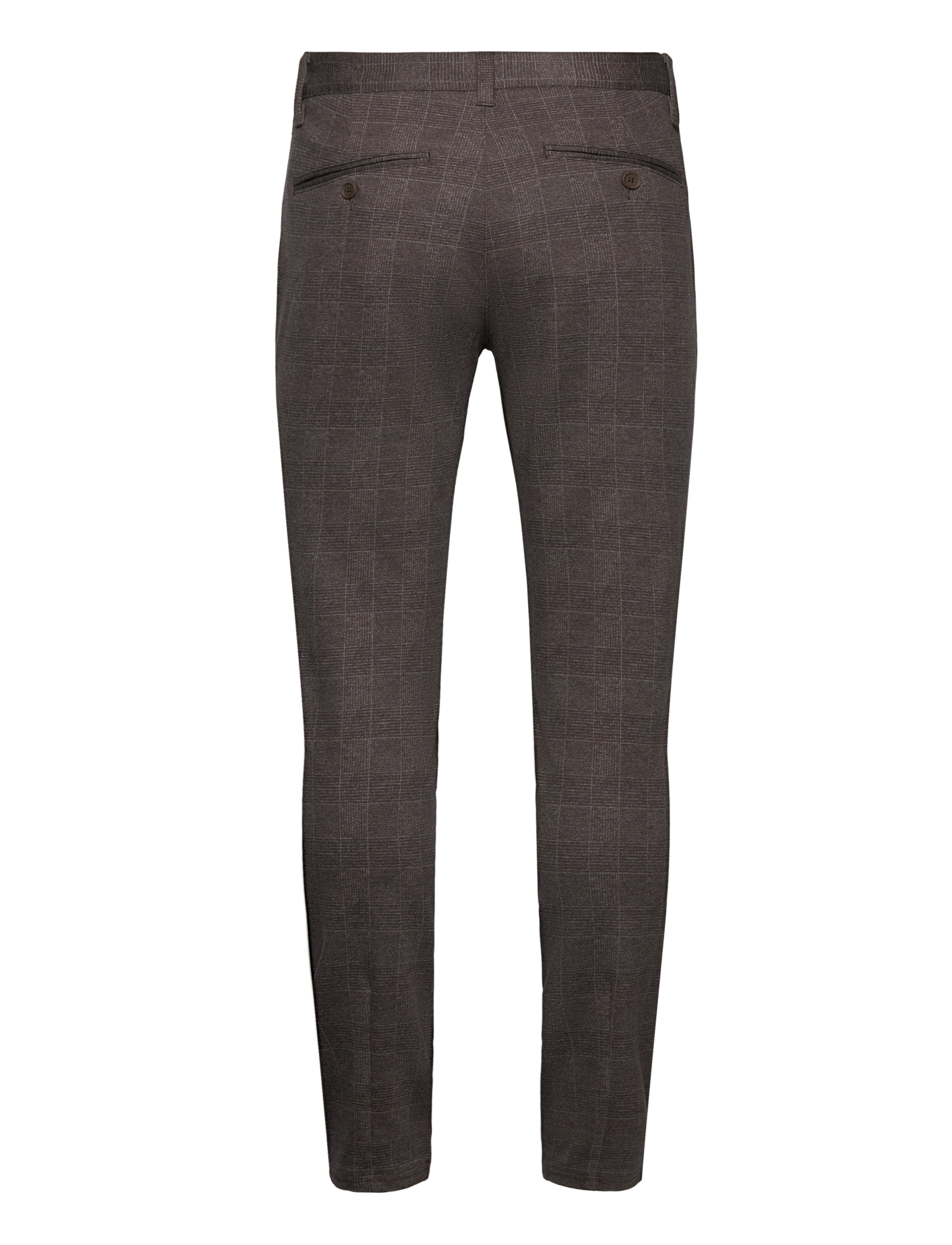 ONLY & SONS - ONSMARK SLIM CHECK PANTS 9887 NOOS - laveste priser - slate black - 1