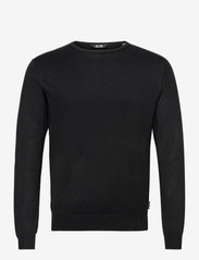 ONSWYLER LIFE REG 14 LS CREW KNIT NOOS - BLACK