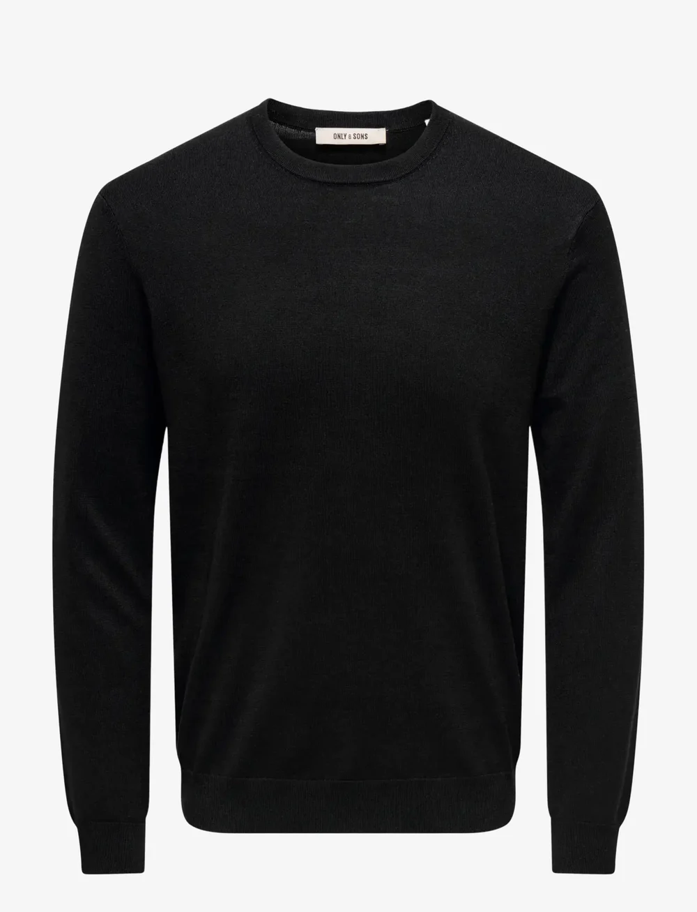 ONLY & SONS - ONSWYLER LIFE REG 14 LS CREW KNIT NOOS - pulls col rond - black - 1