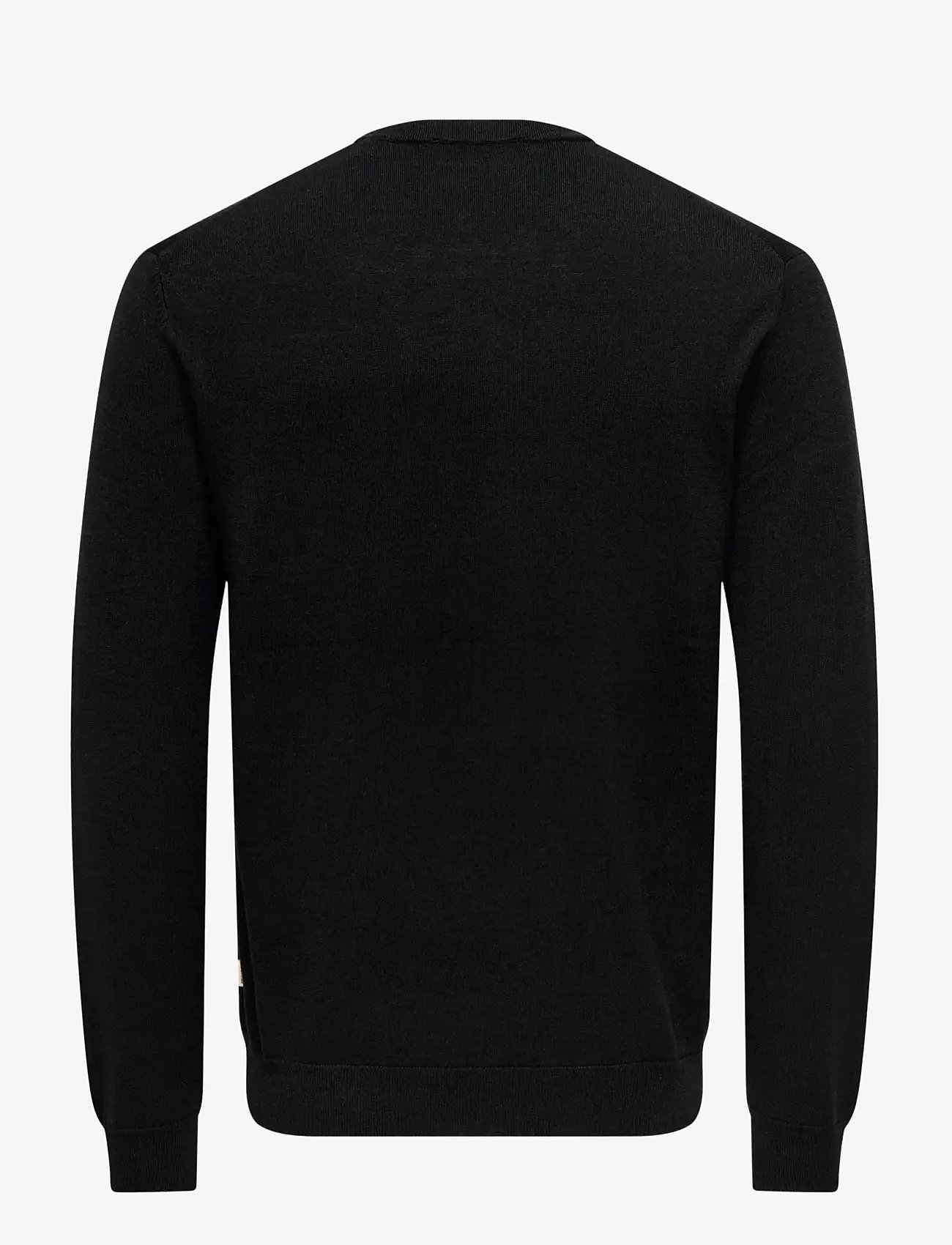 ONLY & SONS - ONSWYLER LIFE REG 14 LS CREW KNIT NOOS - rundhals - black - 2