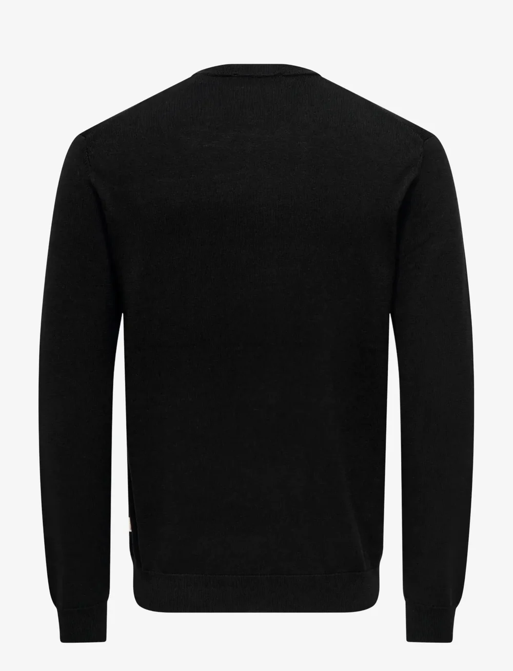 ONLY & SONS - ONSWYLER LIFE REG 14 LS CREW KNIT NOOS - pulls col rond - black - 2
