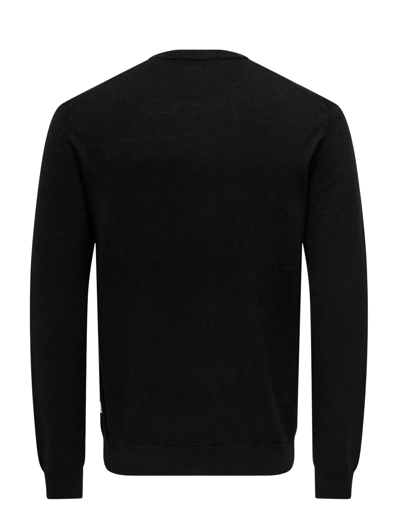 ONLY & SONS - ONSWYLER LIFE REG 14 LS CREW KNIT NOOS - rund hals - black - 2