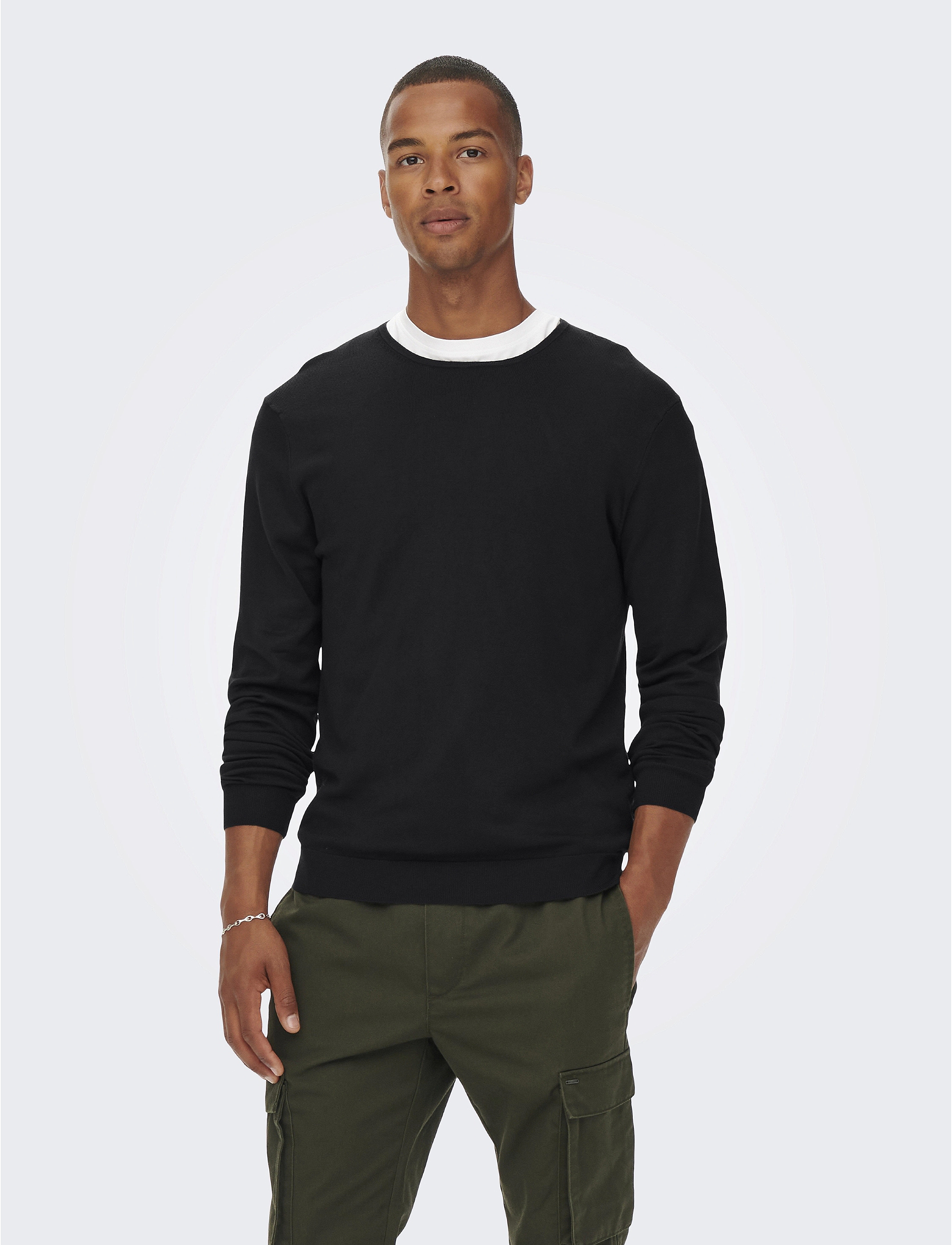 Onswyler Life Reg 14 Ls Crew Knit Noos