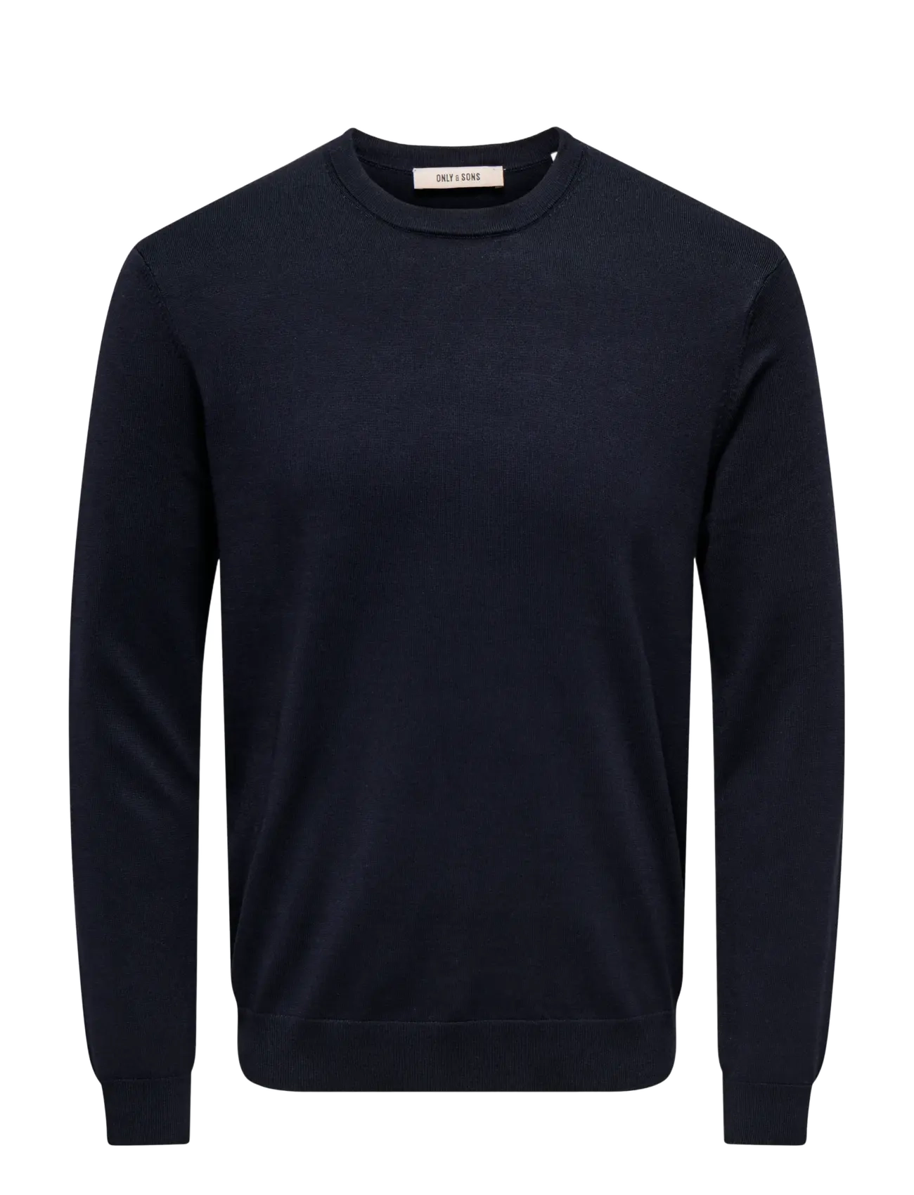 ONLY & SONS ONSWYLER LIFE REG 14 LS CREW KNIT NOOS - Strik - DARK NAVY / navy