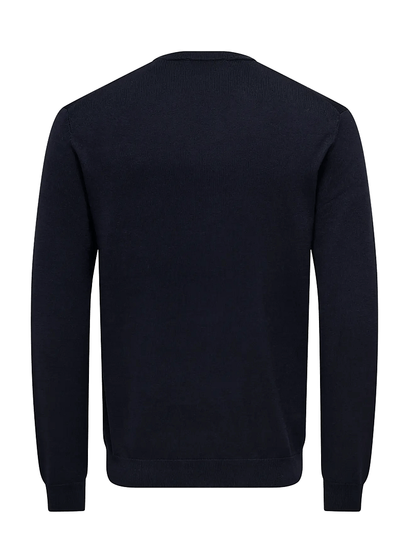 ONLY & SONS relaxed crew neck knit sweater in cream ONLY & SONS relaxed crew neck knit sweater in cream