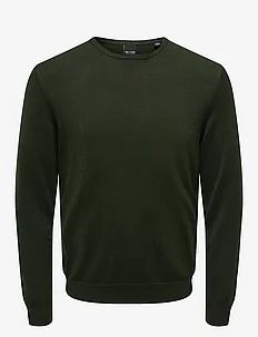 ONSWYLER LIFE REG 14 LS CREW KNIT NOOS, ONLY & SONS