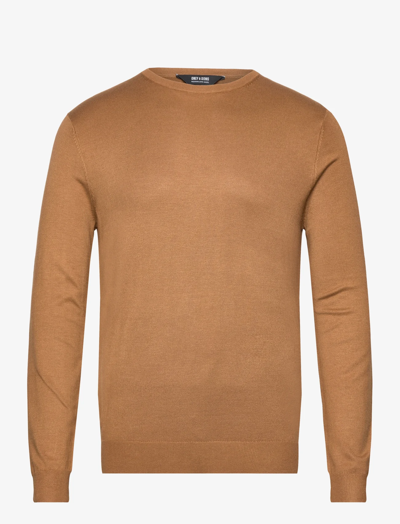 ONLY & SONS - ONSWYLER LIFE REG 14 LS CREW KNIT NOOS - laagste prijzen - rubber - 0