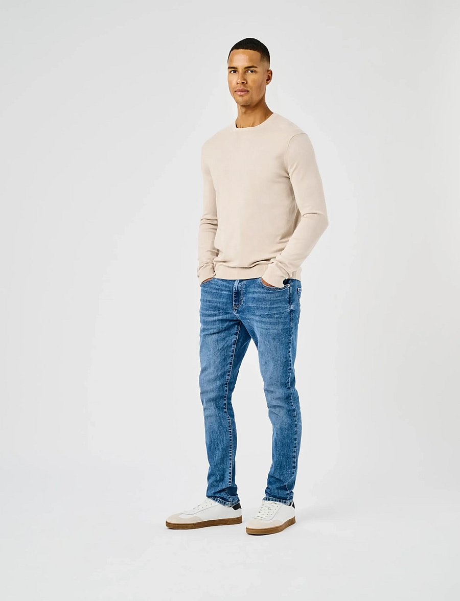 ONLY & SONS - ONSWYLER REG 14 LS CREW KNIT NOOS - rundhals - silver lining - 0