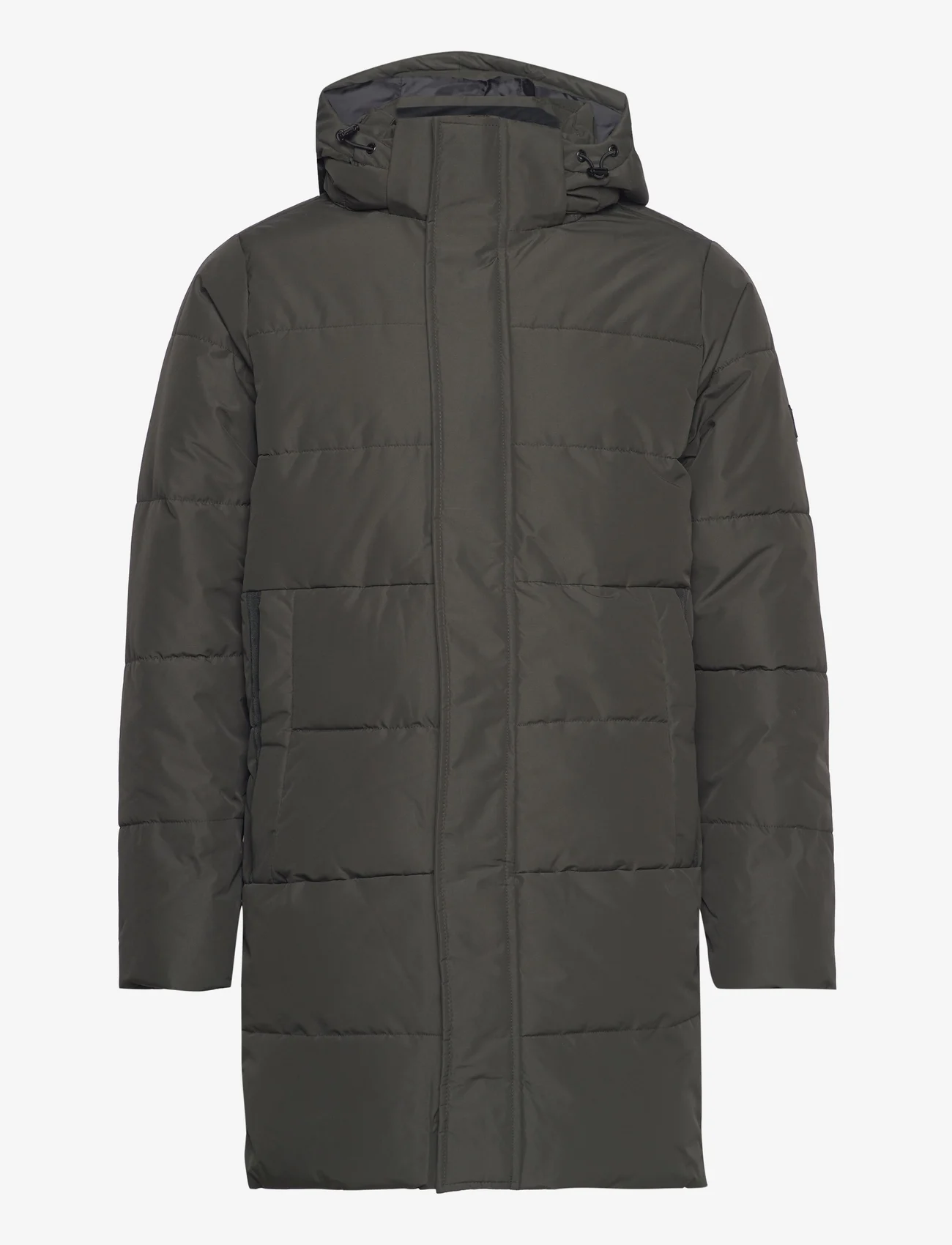 ONLY & SONS - ONSCARL LONG QUILTED COAT OTW - winter jackets - peat - 0