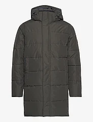 ONLY & SONS - ONSCARL LONG QUILTED COAT OTW - winterjacken - peat - 0
