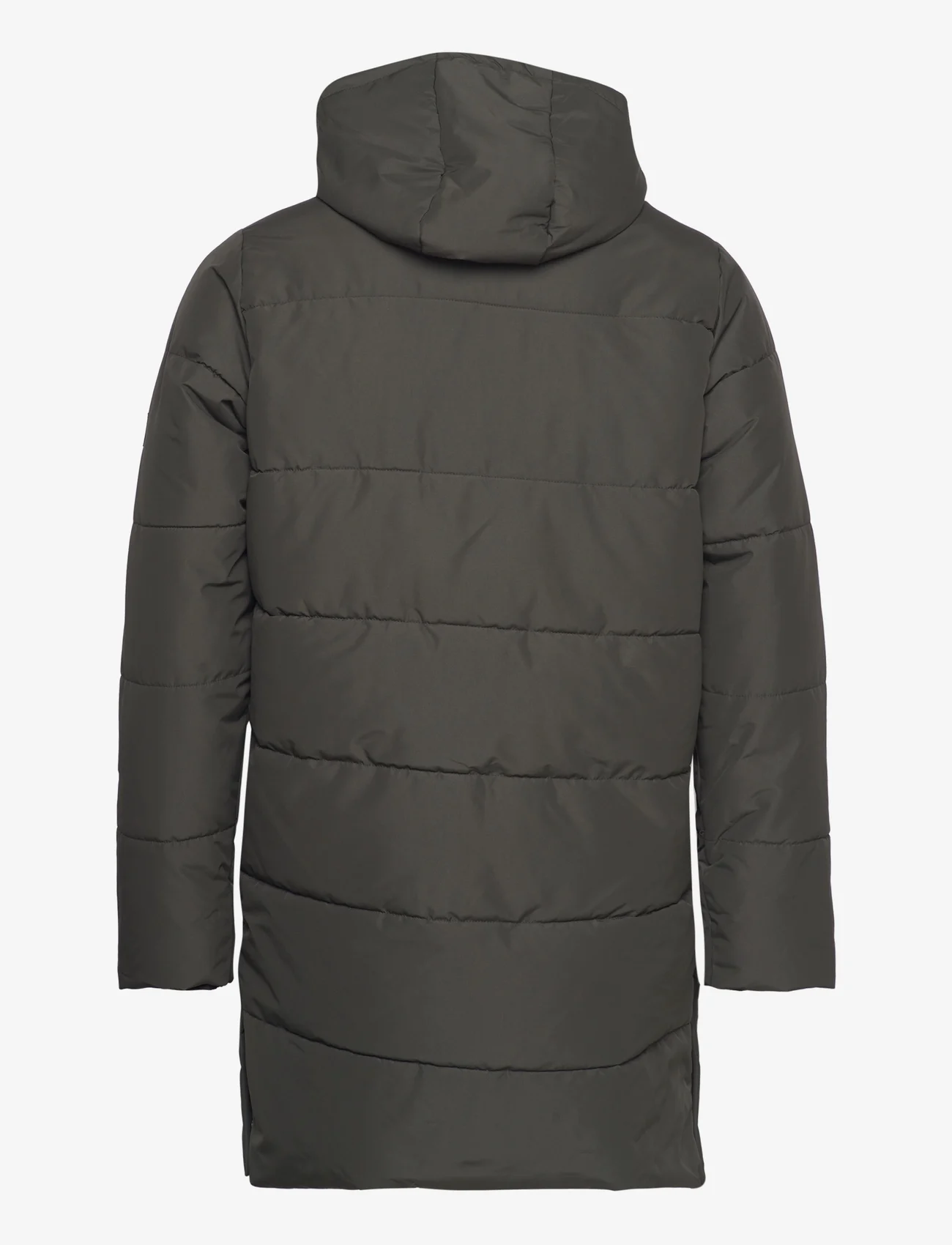 ONLY & SONS - ONSCARL LONG QUILTED COAT OTW - winter jackets - peat - 1