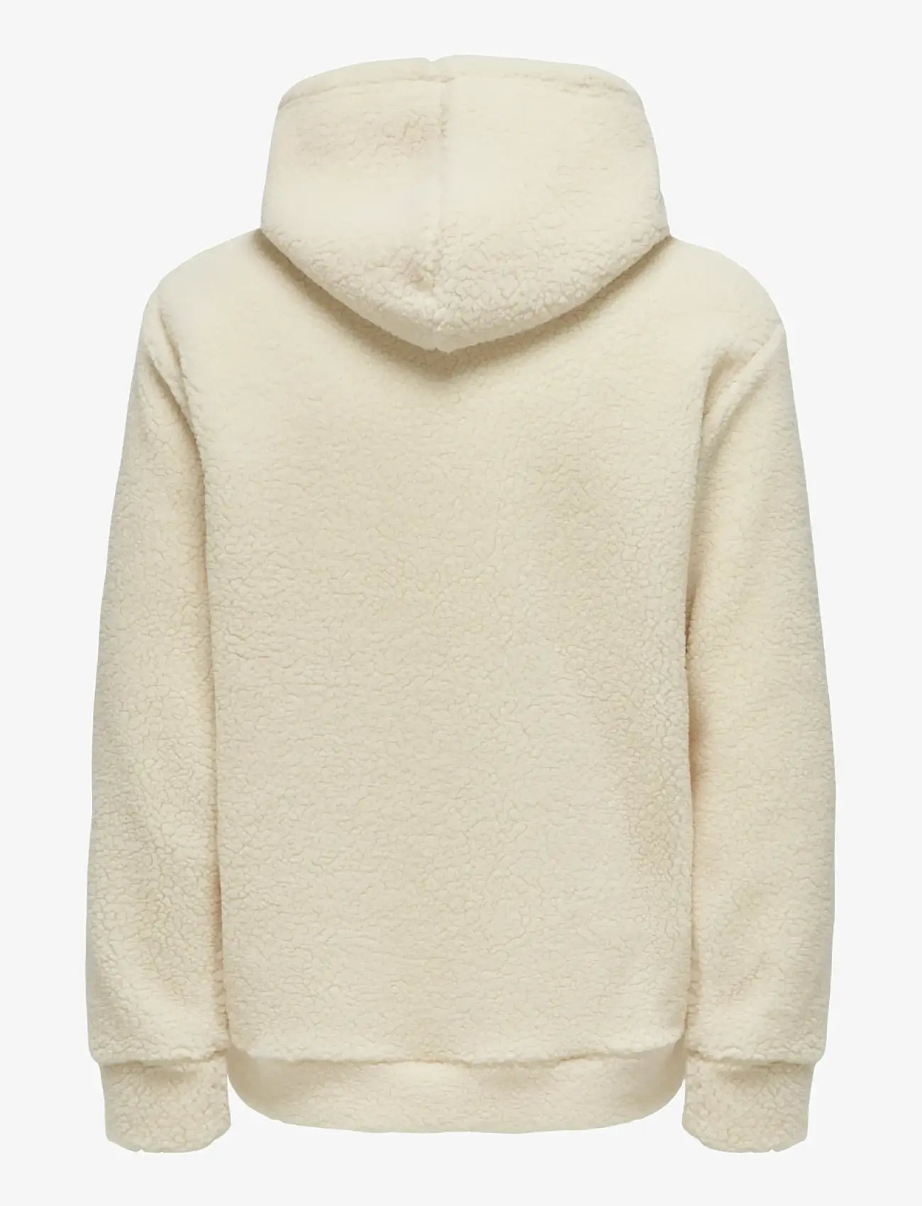 ONLY & SONS - ONSREMY REG TEDDY HOODIE SWEAT - antique white - 2