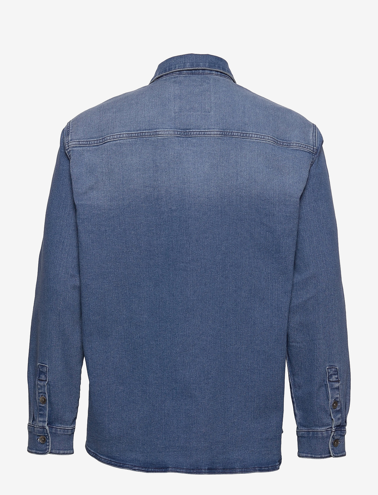 ONLY & SONS - ONSCAMON OVERSHIRT BLUE PK 0759 - blue denim - 1