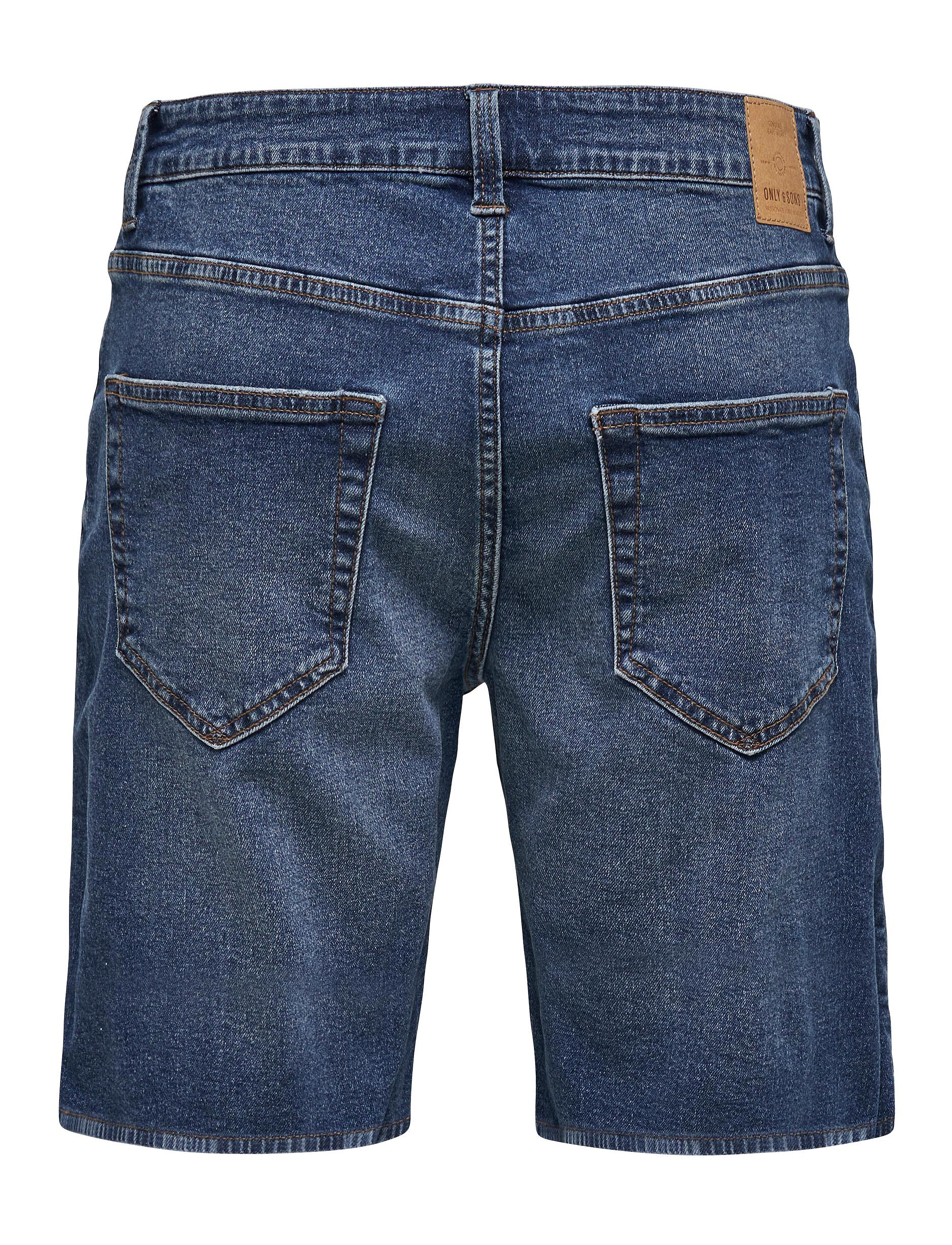 ONLY & SONS - ONSAVI SHORTS BLUE PK 0787 - blue denim - 1