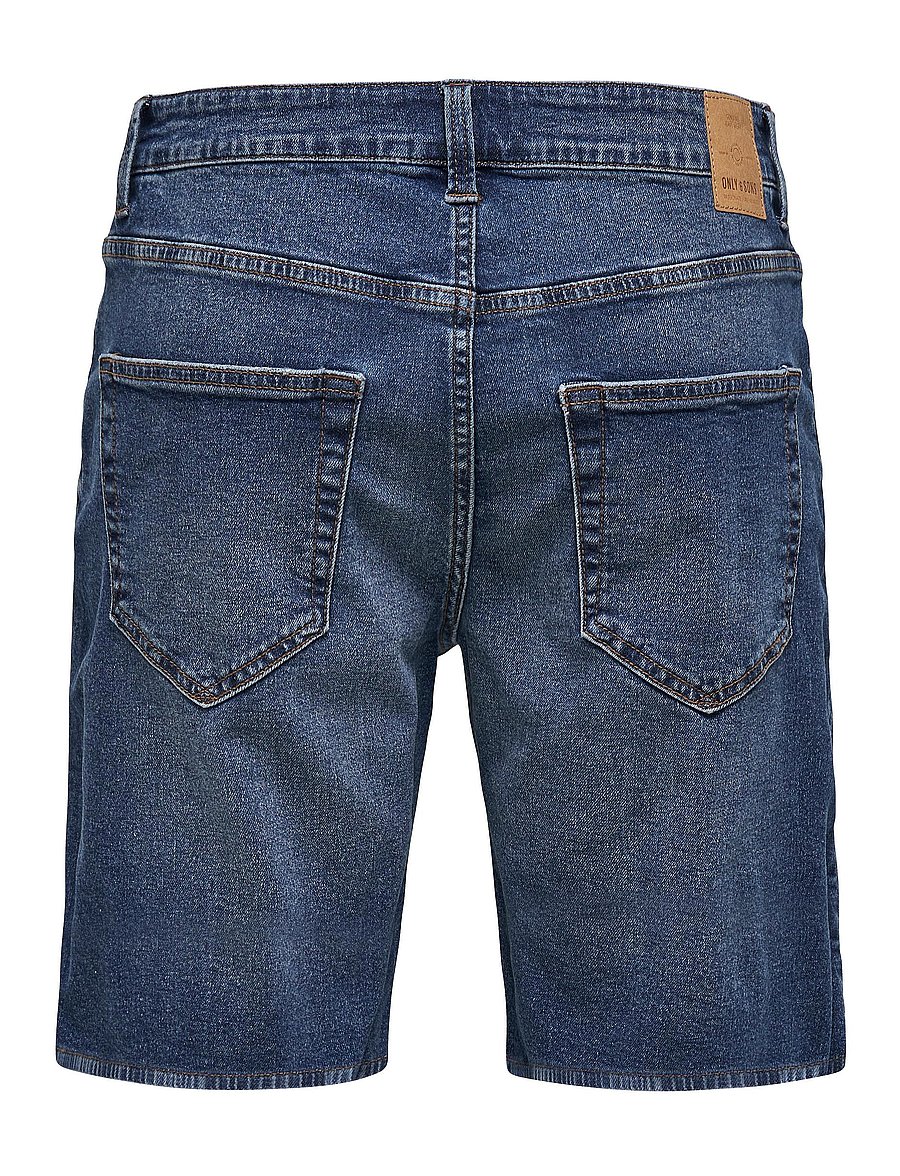 ONLY & SONS - ONSAVI SHORTS BLUE PK 0787 - blue denim - 1