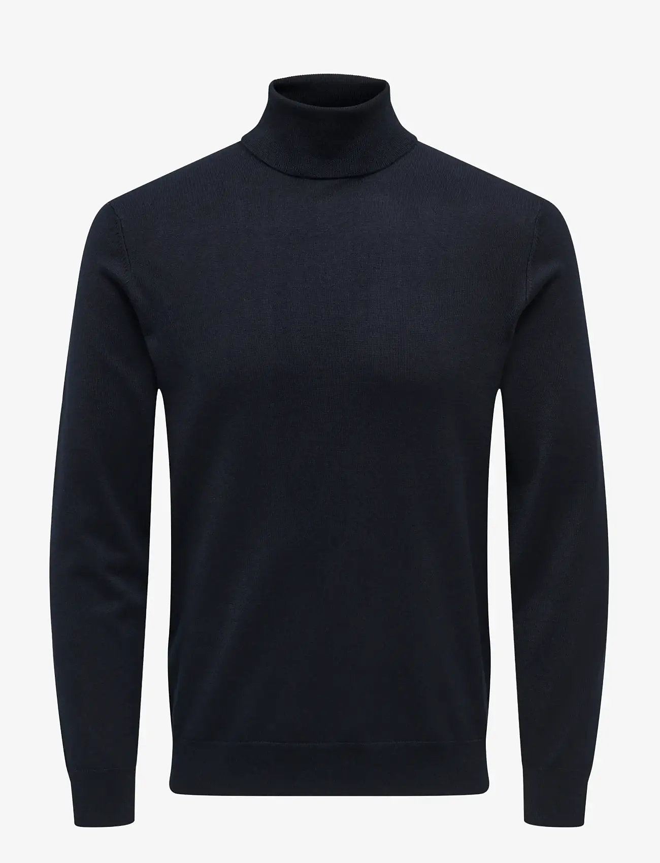 ONLY & SONS - ONSWYLER LIFE REG 14 ROLL KNIT NOOS - kõrge kaelusega džemprid - dark navy - 1