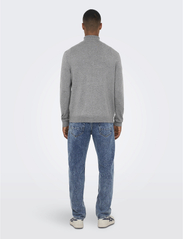 ONLY & SONS - ONSWYLER LIFE ROLL NECK KNIT - lowest prices - medium grey melange - 3