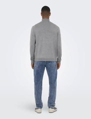 ONLY & SONS - ONSWYLER LIFE ROLL NECK KNIT - lowest prices - medium grey melange - 5