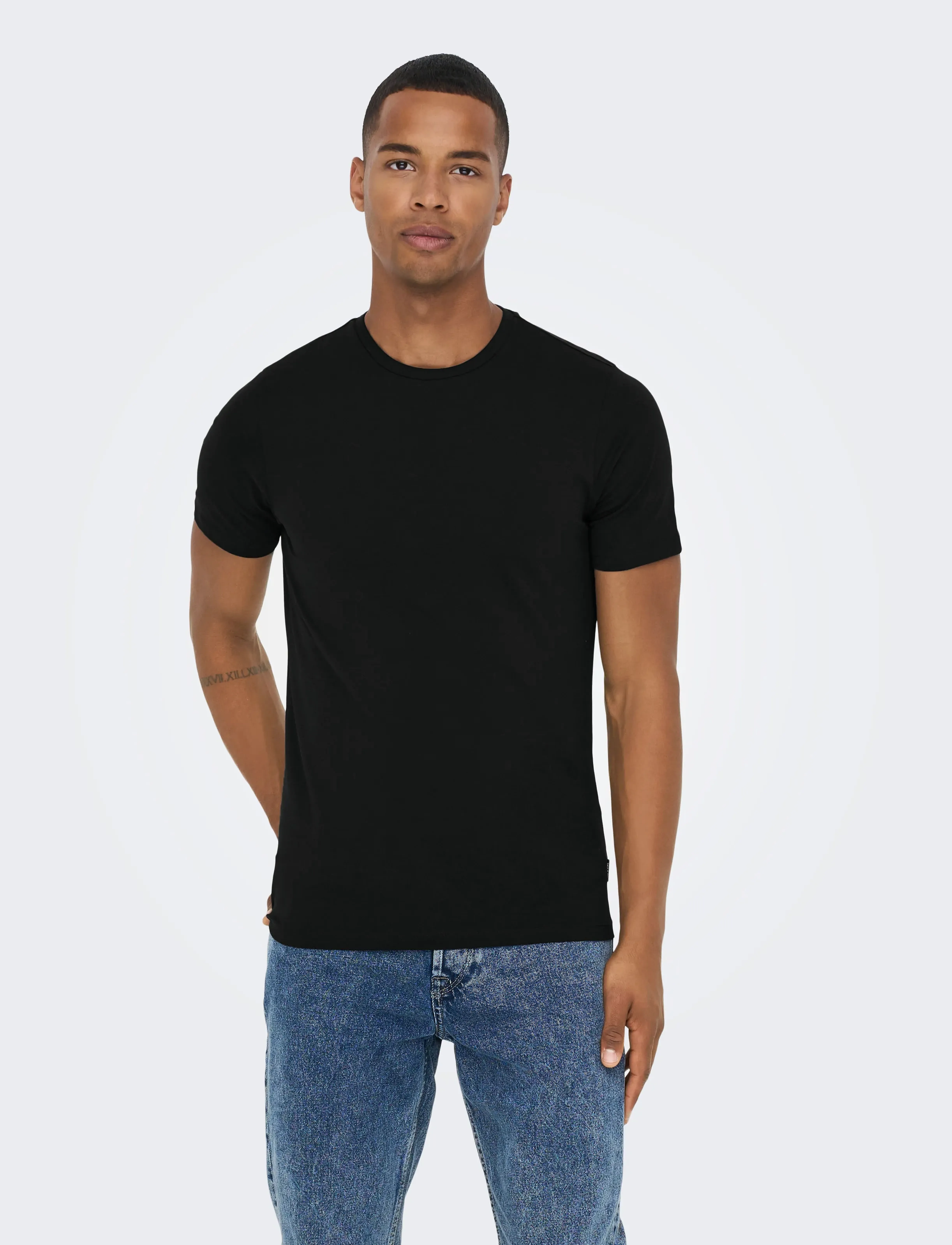Onsbasic Slim O-Neck 2-Pack Noos