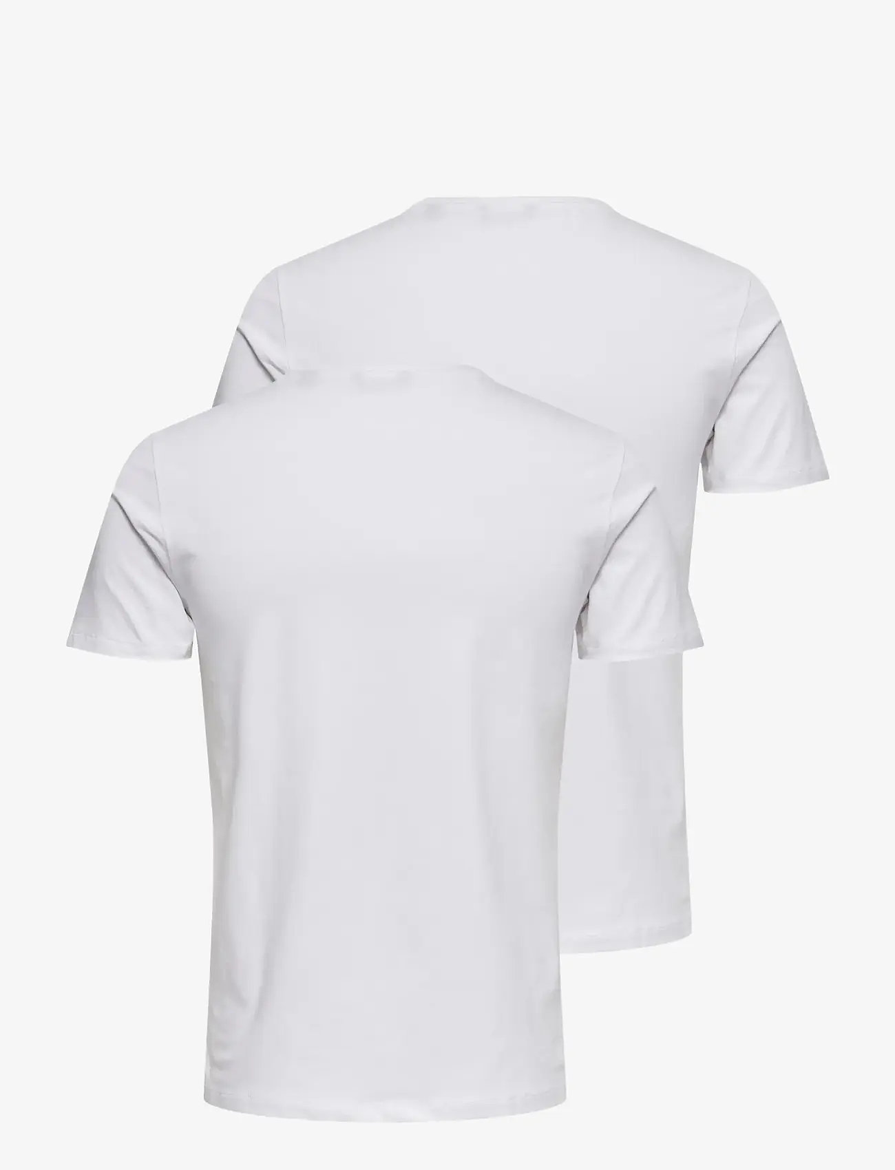 ONLY & SONS - ONSBASIC SLIM O-NECK 2-PACK NOOS - herbstliche kleidung - white - 1