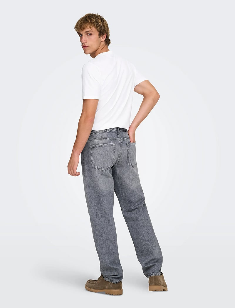 ONLY & SONS - ONSBASIC SLIM O-NECK 2-PACK NOOS - t-shirts im multipack - white - 3