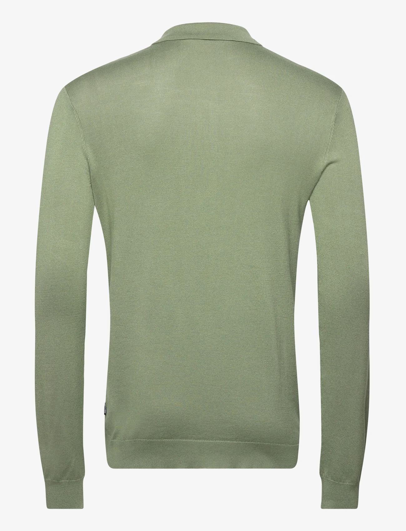 ONLY & SONS - ONSWYLER LIFE LS POLO KNIT - neulotut poolot - hedge green - 1