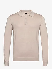 ONLY & SONS - ONSWYLER LIFE LS POLO KNIT - gestrickte polohemden - silver lining - 0