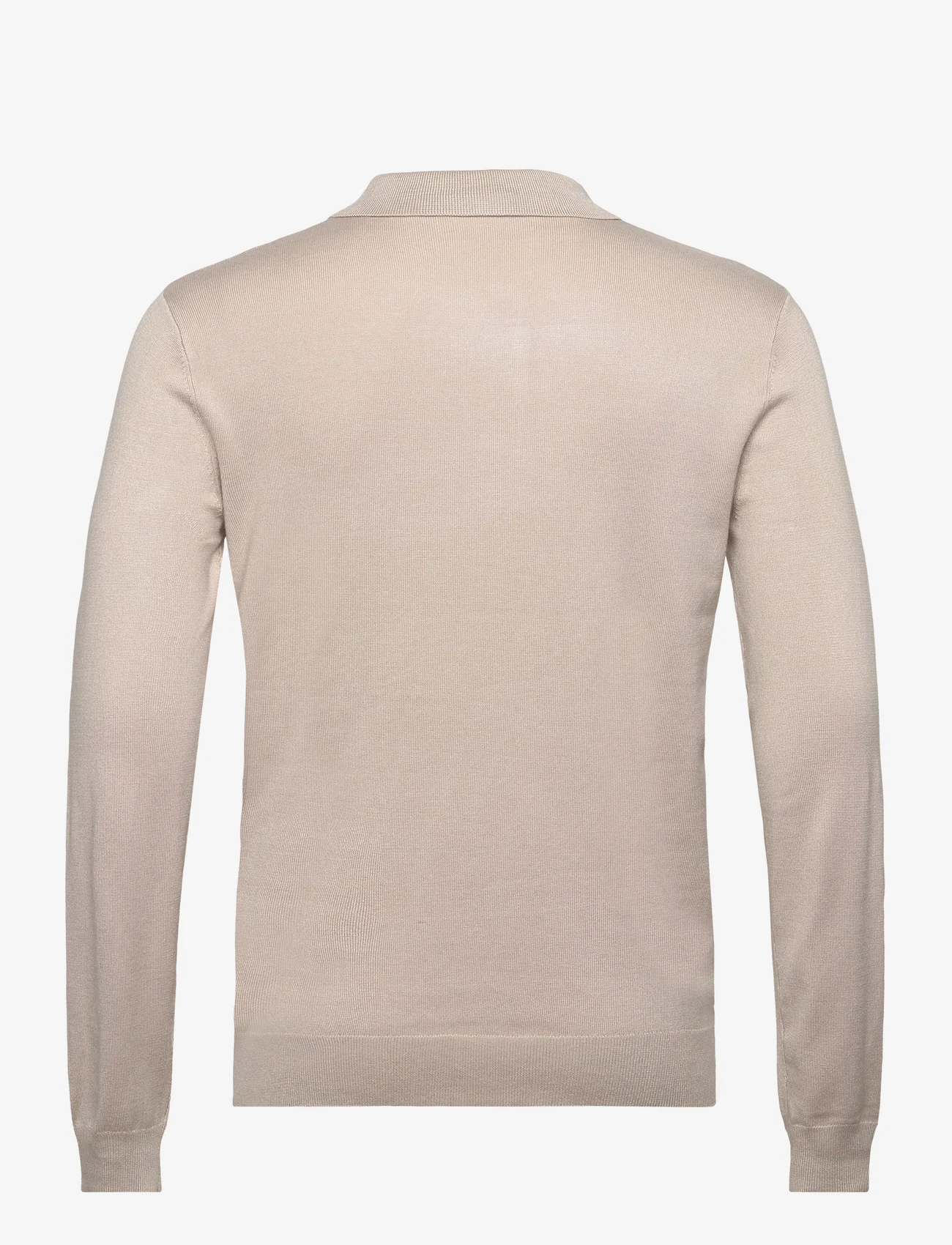 ONLY & SONS - ONSWYLER LIFE LS POLO KNIT - gestrickte polohemden - silver lining - 1