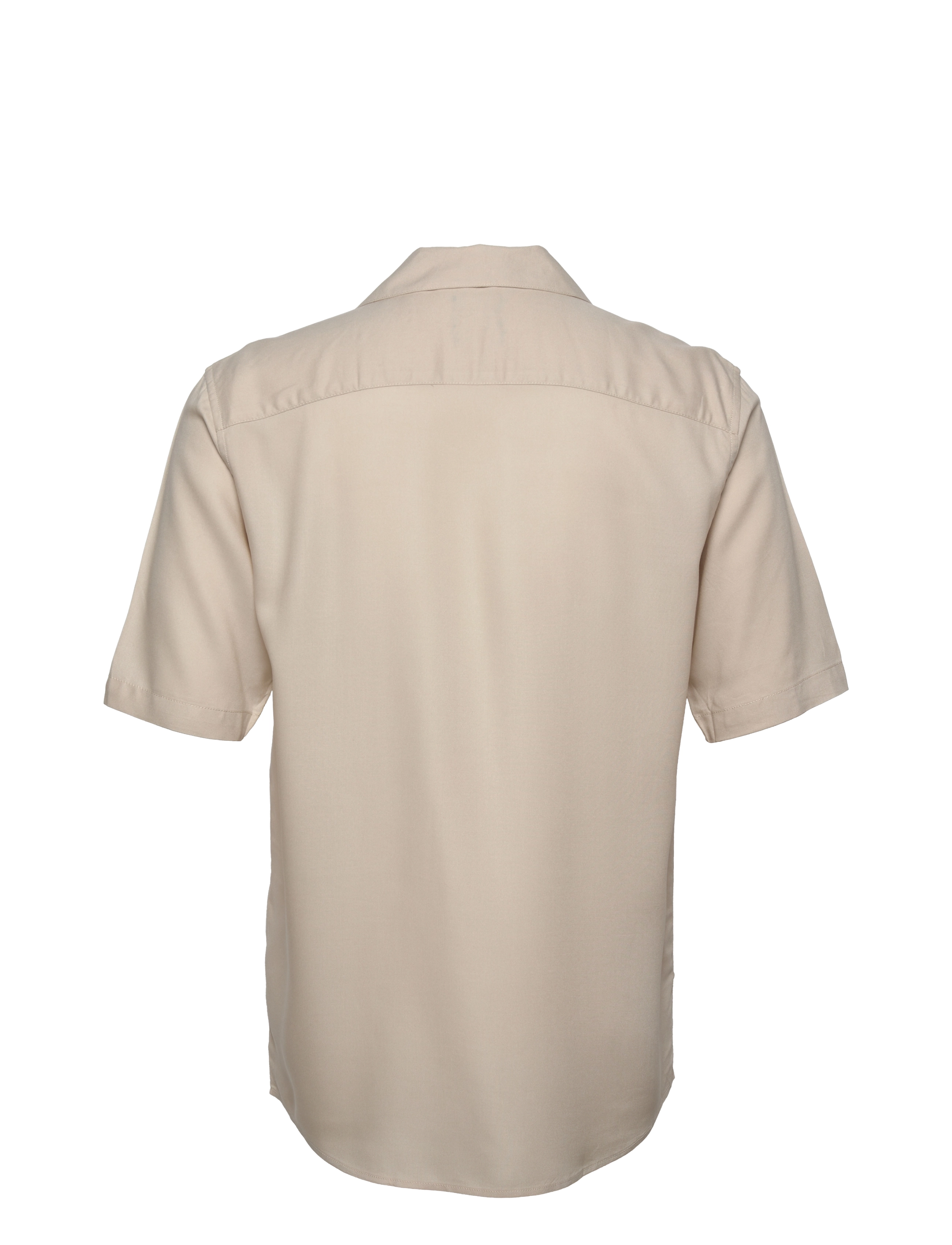 ONLY & SONS - ONSSVEN LIFE SS REG VISCOSE SHIRT - silver lining - 1
