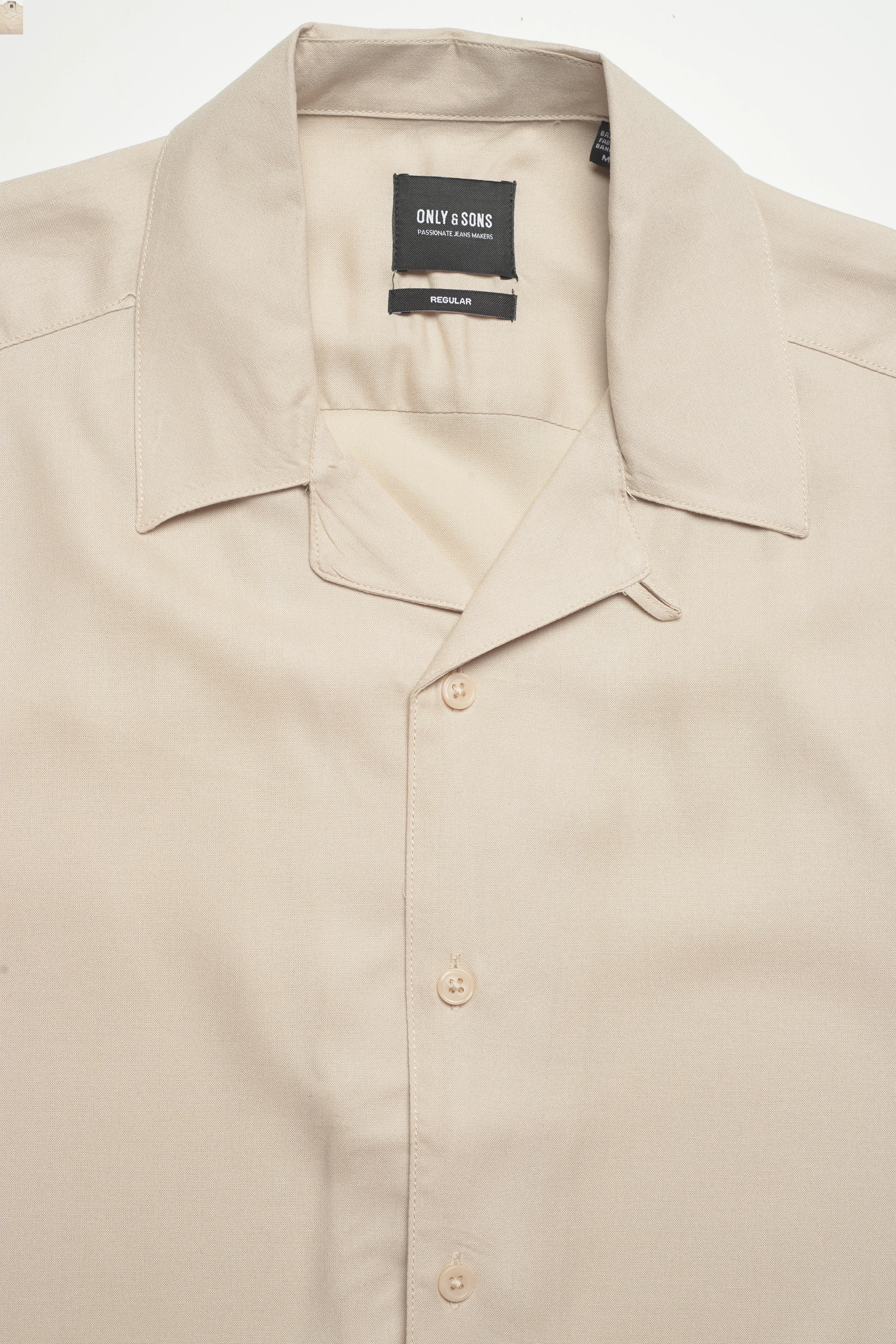 ONLY & SONS - ONSSVEN LIFE SS REG VISCOSE SHIRT - silver lining - 2