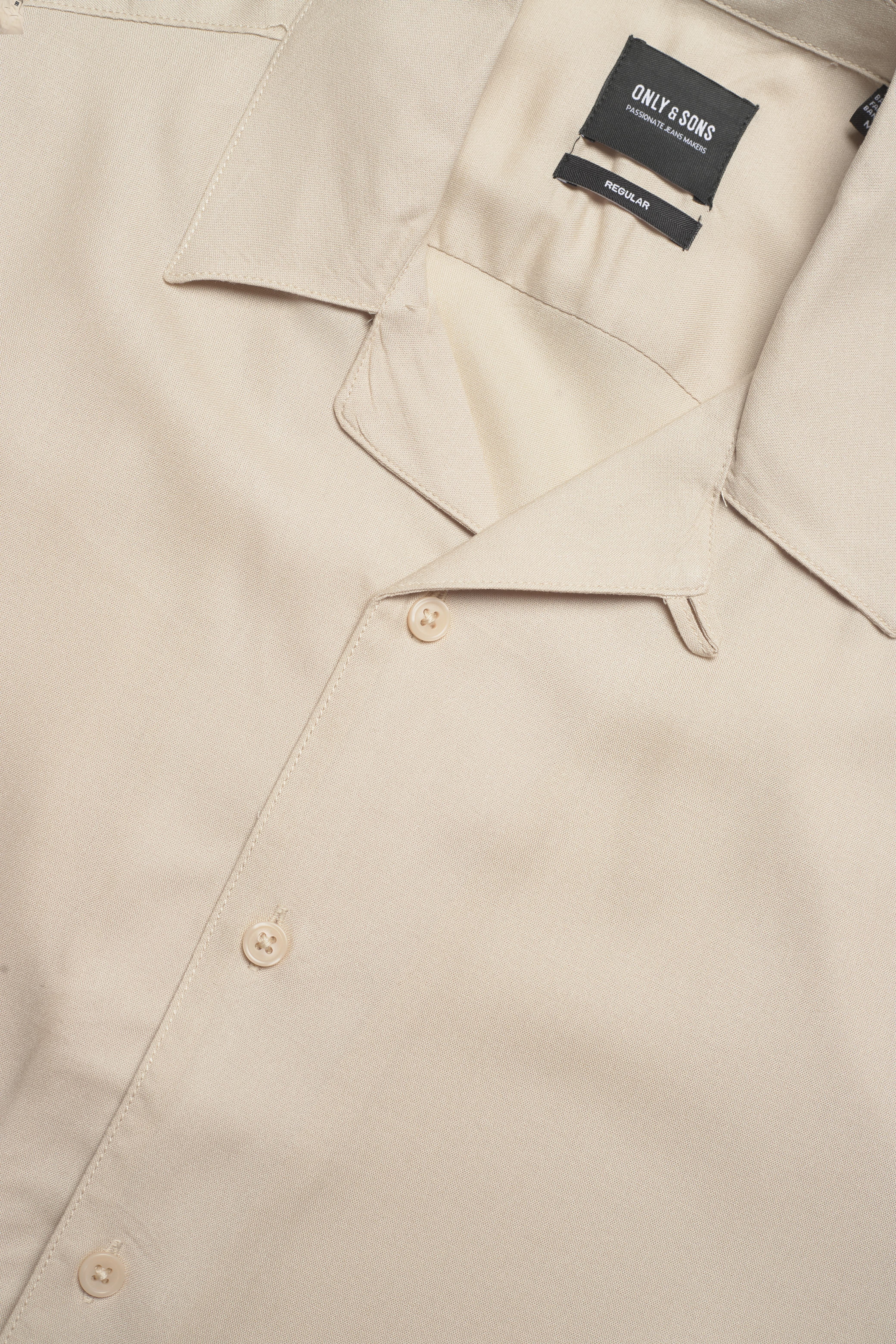 ONLY & SONS - ONSSVEN LIFE SS REG VISCOSE SHIRT - silver lining - 3