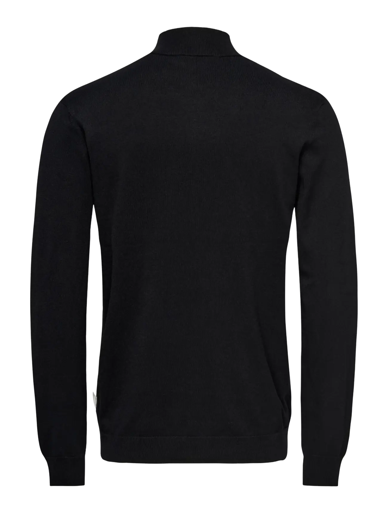 ONLY & SONS - ONSWYLER LIFE REG 14 HALF ZIP KNIT NOOS - tõmblukk-kaelusega džemprid - black - 2