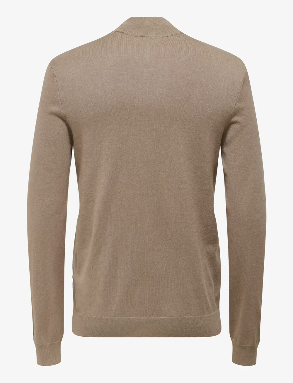 ONLY & SONS - ONSWYLER LIFE REG 14 HALF ZIP KNIT NOOS - halfzip strik - desert taupe - 1