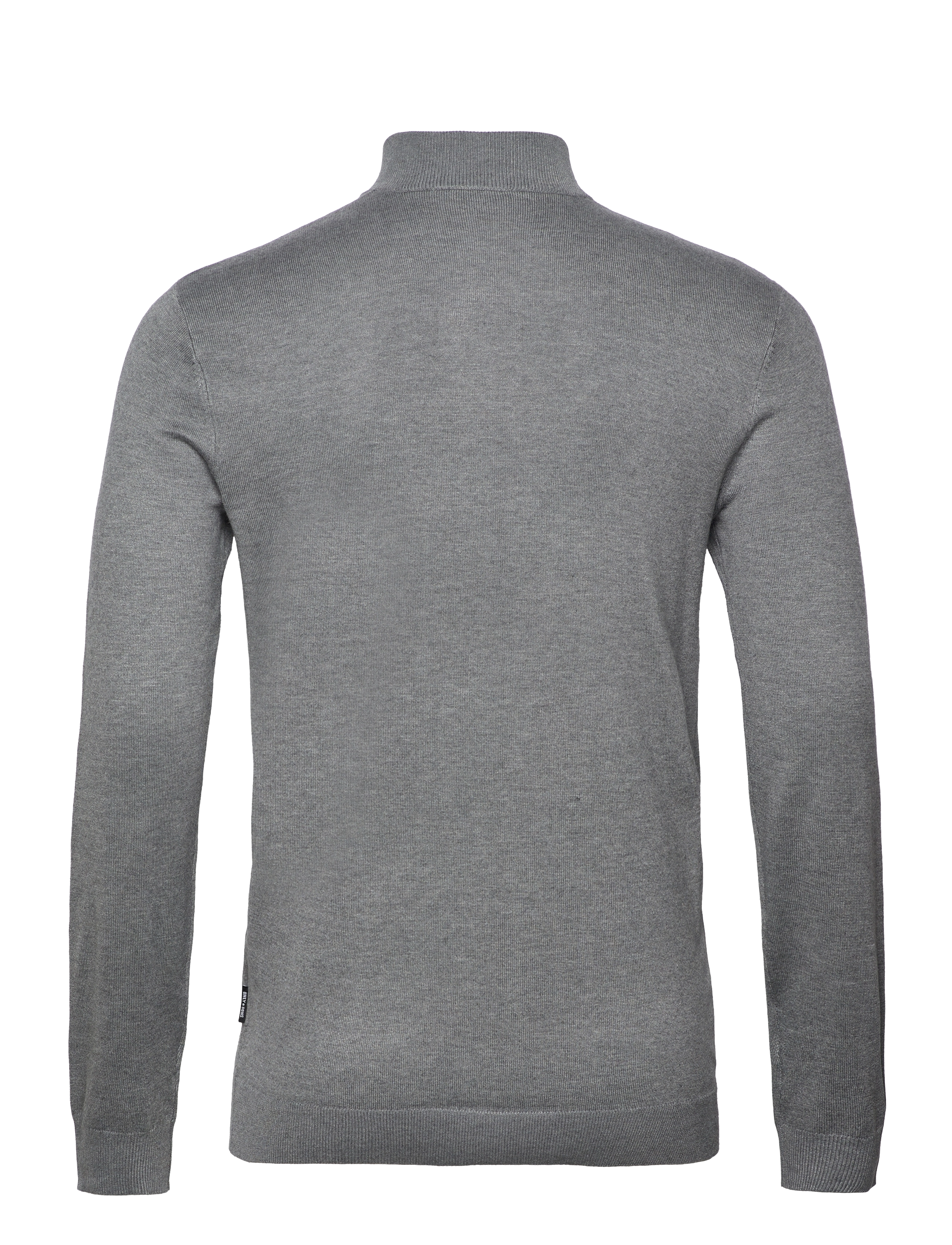 ONLY & SONS - ONSWYLER LIFE REG 14 HALF ZIP KNIT NOOS - pullover mit halbem reißverschluss - medium grey melange - 1