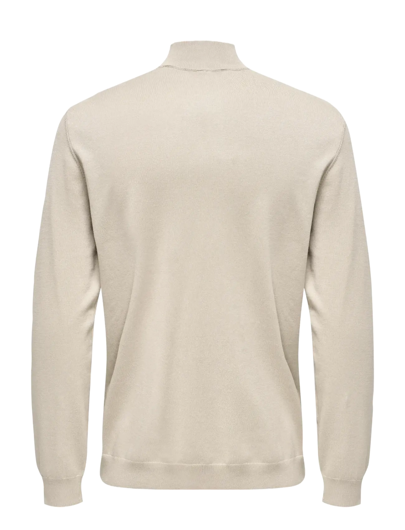 ONLY & SONS - ONSWYLER LIFE REG 14 HALF ZIP KNIT NOOS - half zip jumpers - silver lining - 2