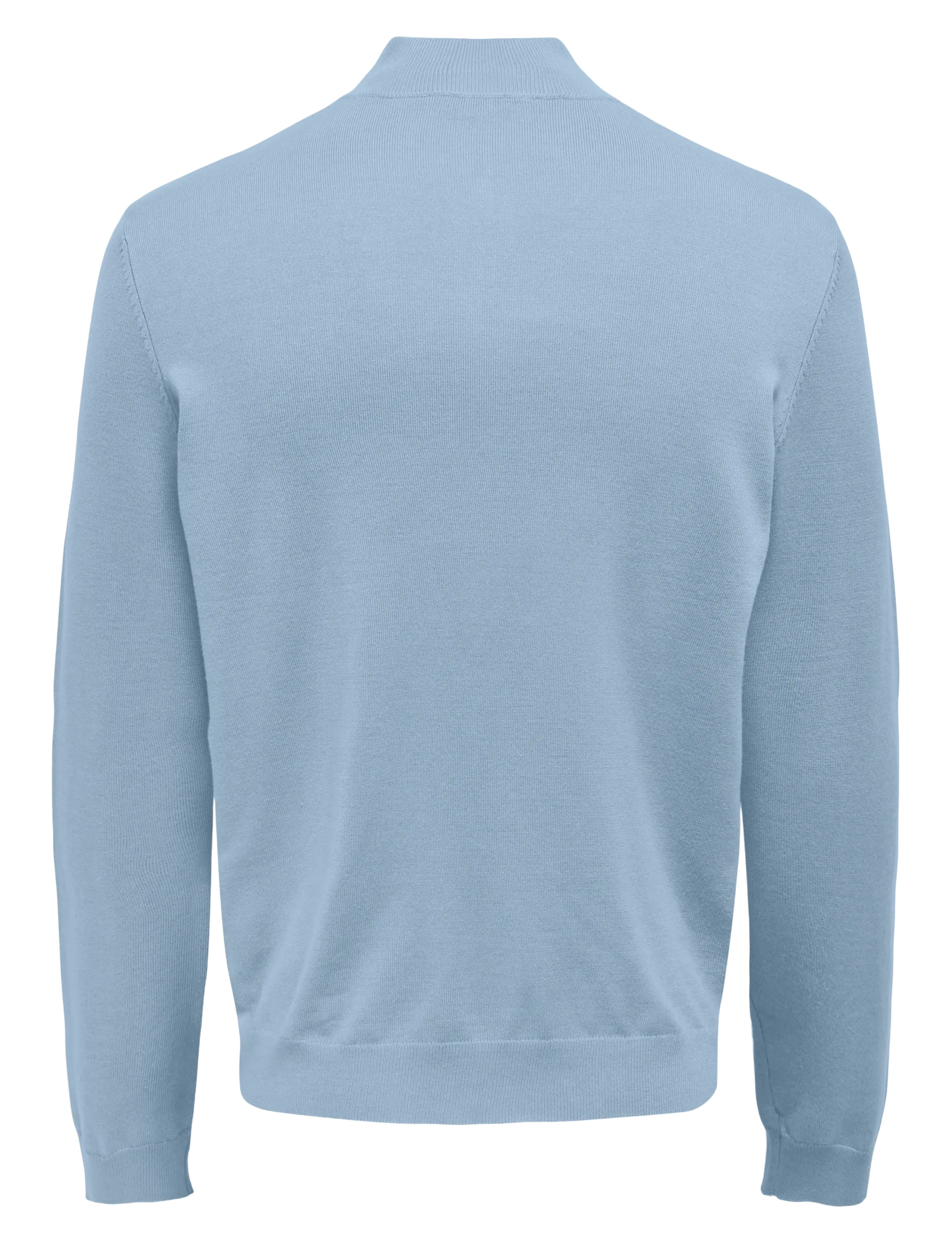 ONLY & SONS - ONSWYLER LIFE REG 14 HALF ZIP KNIT NOOS - half zip-tröjor - skyway - 1
