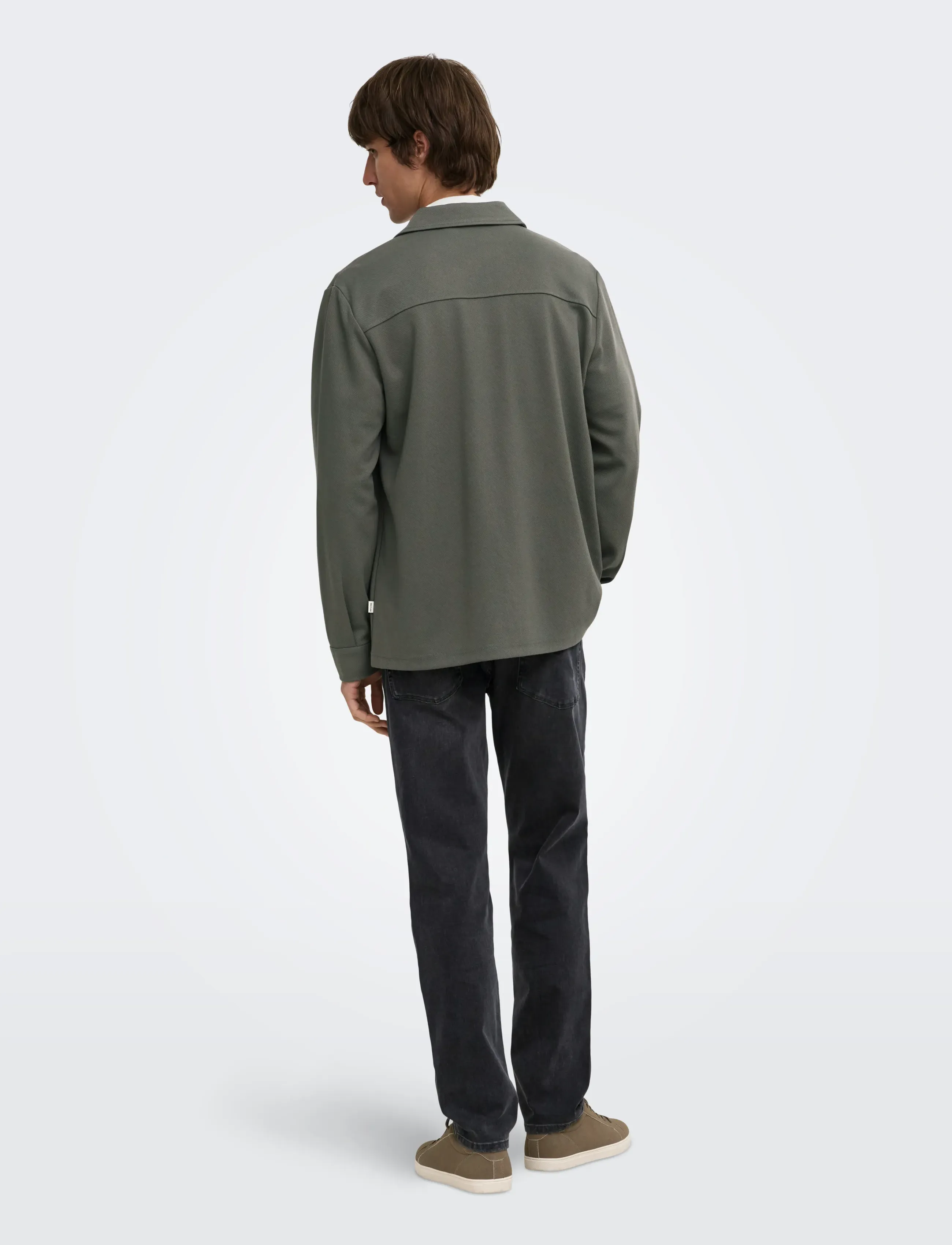 ONLY & SONS - ONSNEWKODYL OVERSHIRT SWEAT NOOS - kollektioner - beluga - 3