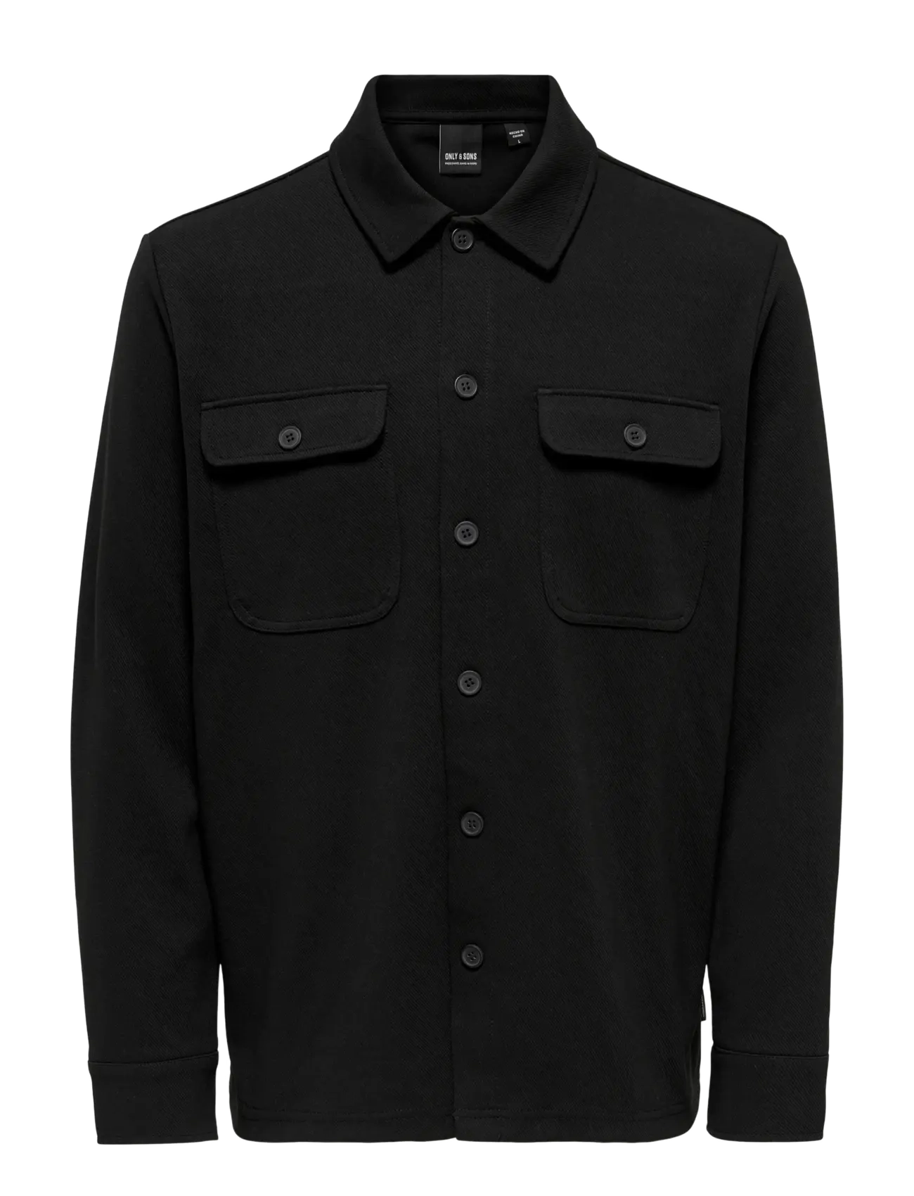 ONSNEWKODYL OVERSHIRT SWEAT NOOS - BLACK