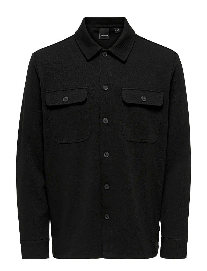 ONLY & SONS - ONSNEWKODYL OVERSHIRT SWEAT NOOS - collecties - black - 1