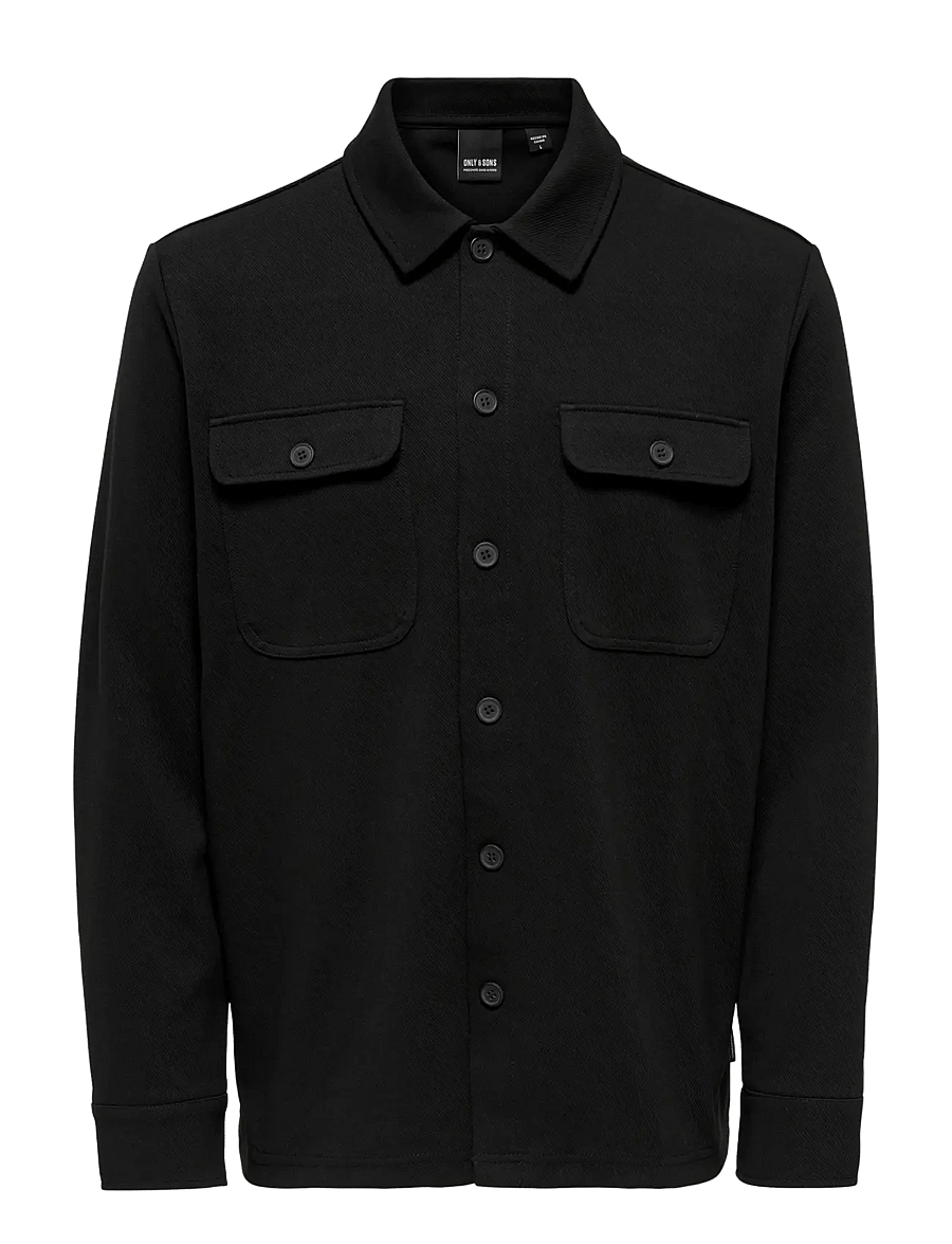ONLY & SONS - ONSNEWKODYL OVERSHIRT SWEAT NOOS - kollektionen - black - 1