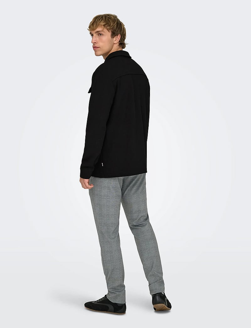 ONLY & SONS - ONSNEWKODYL OVERSHIRT SWEAT NOOS - collecties - black - 3