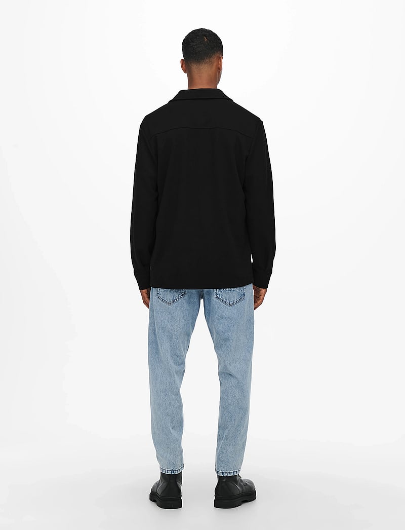 ONLY & SONS - ONSNEWKODYL OVERSHIRT SWEAT NOOS - kollektionen - black - 3