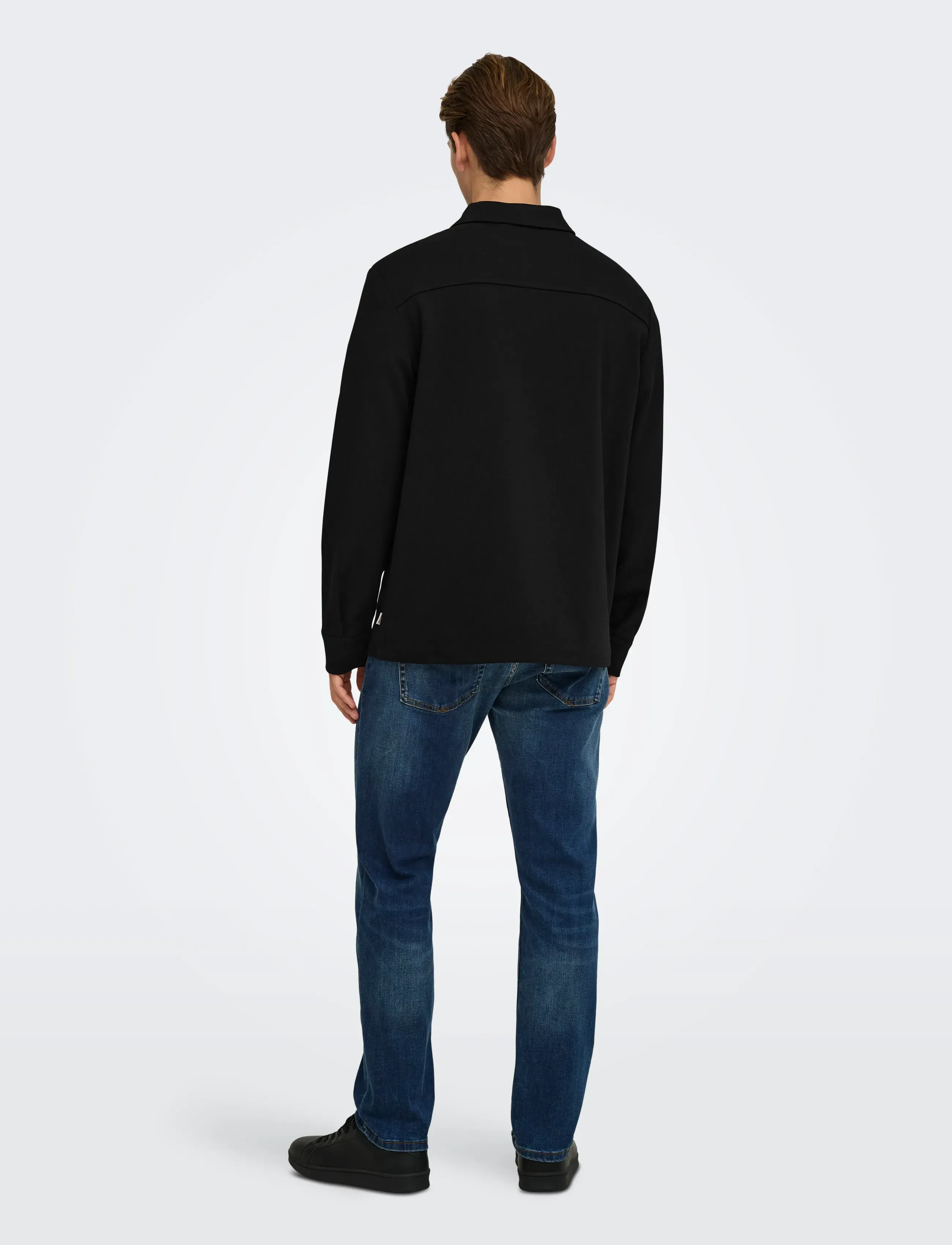 ONLY & SONS - ONSNEWKODYL OVERSHIRT SWEAT NOOS - kollektioner - black - 3