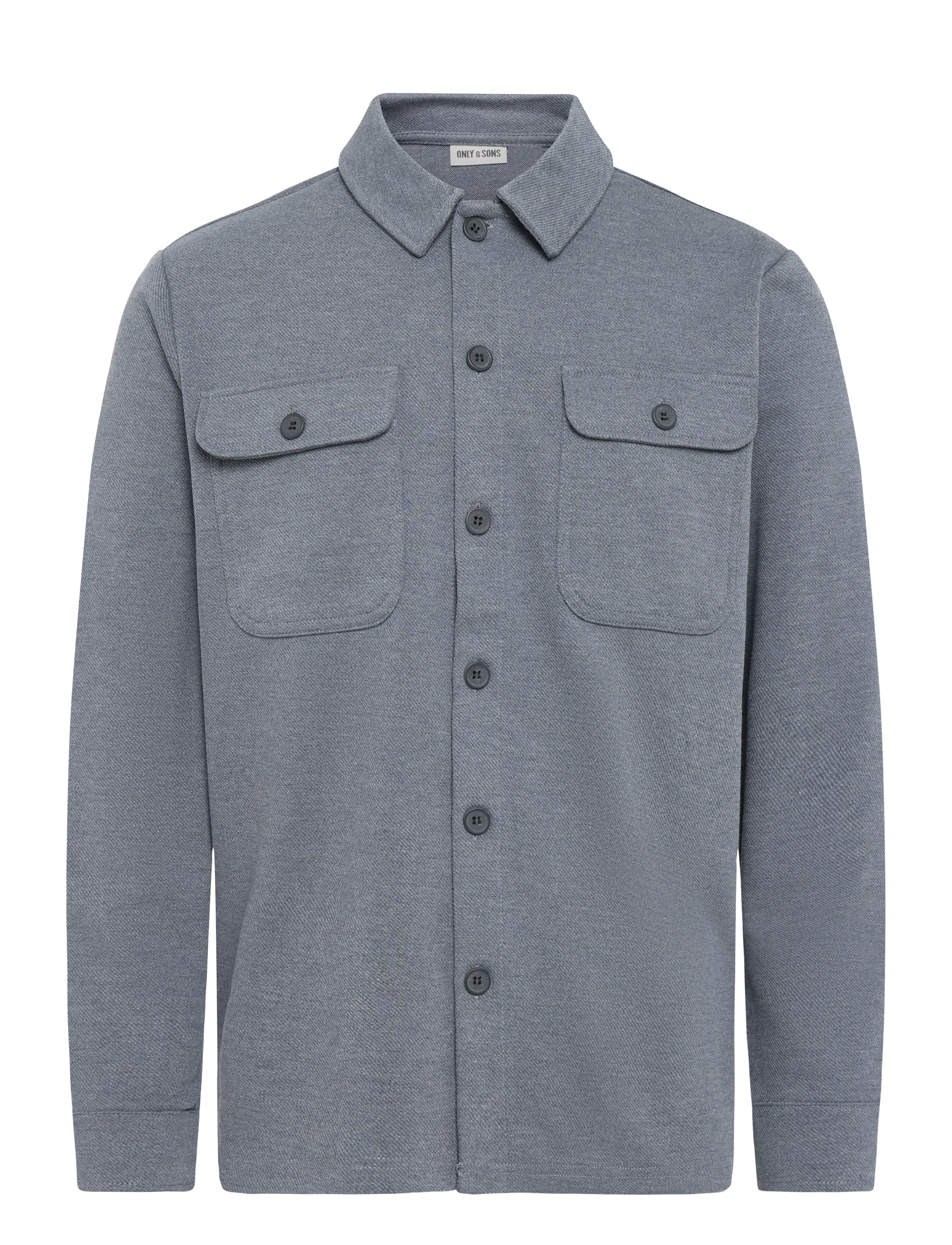 ONLY & SONS Onsnewkodyl Overshirt Sweat Noos, S, Blue, Overdele > Overtrøjer, Herre