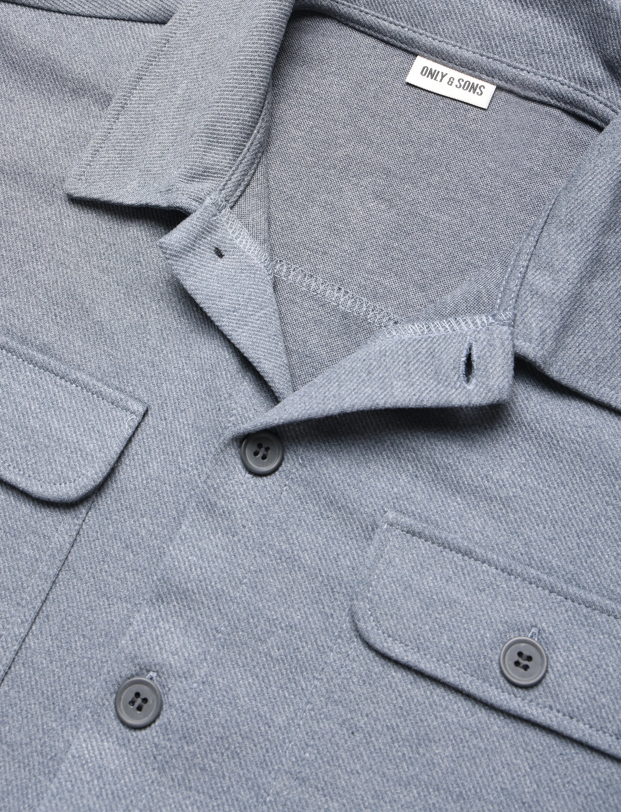 ONLY & SONS - ONSNEWKODYL OVERSHIRT SWEAT NOOS - Überhemden - blue nights - 2