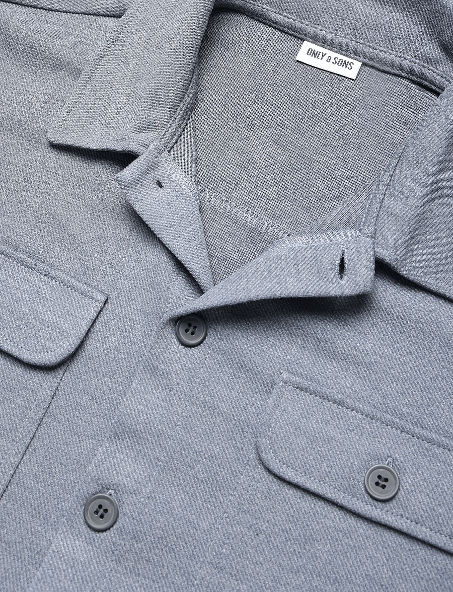 ONLY & SONS - ONSNEWKODYL OVERSHIRT SWEAT NOOS - Überhemden - blue nights - 2