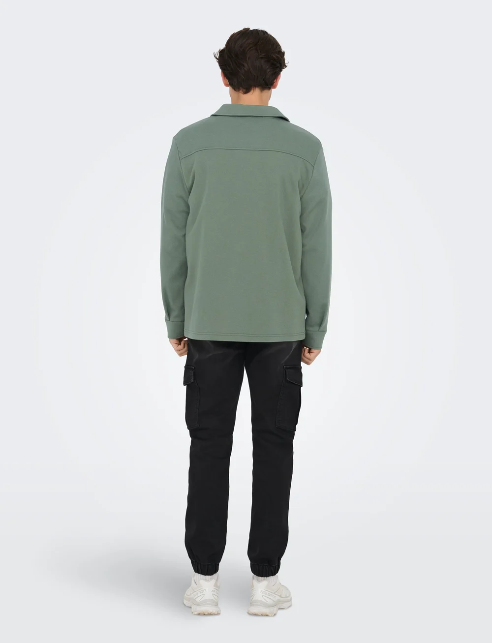 ONLY & SONS - ONSNEWKODYL OVERSHIRT SWEAT NOOS - collecties - castor gray - 3